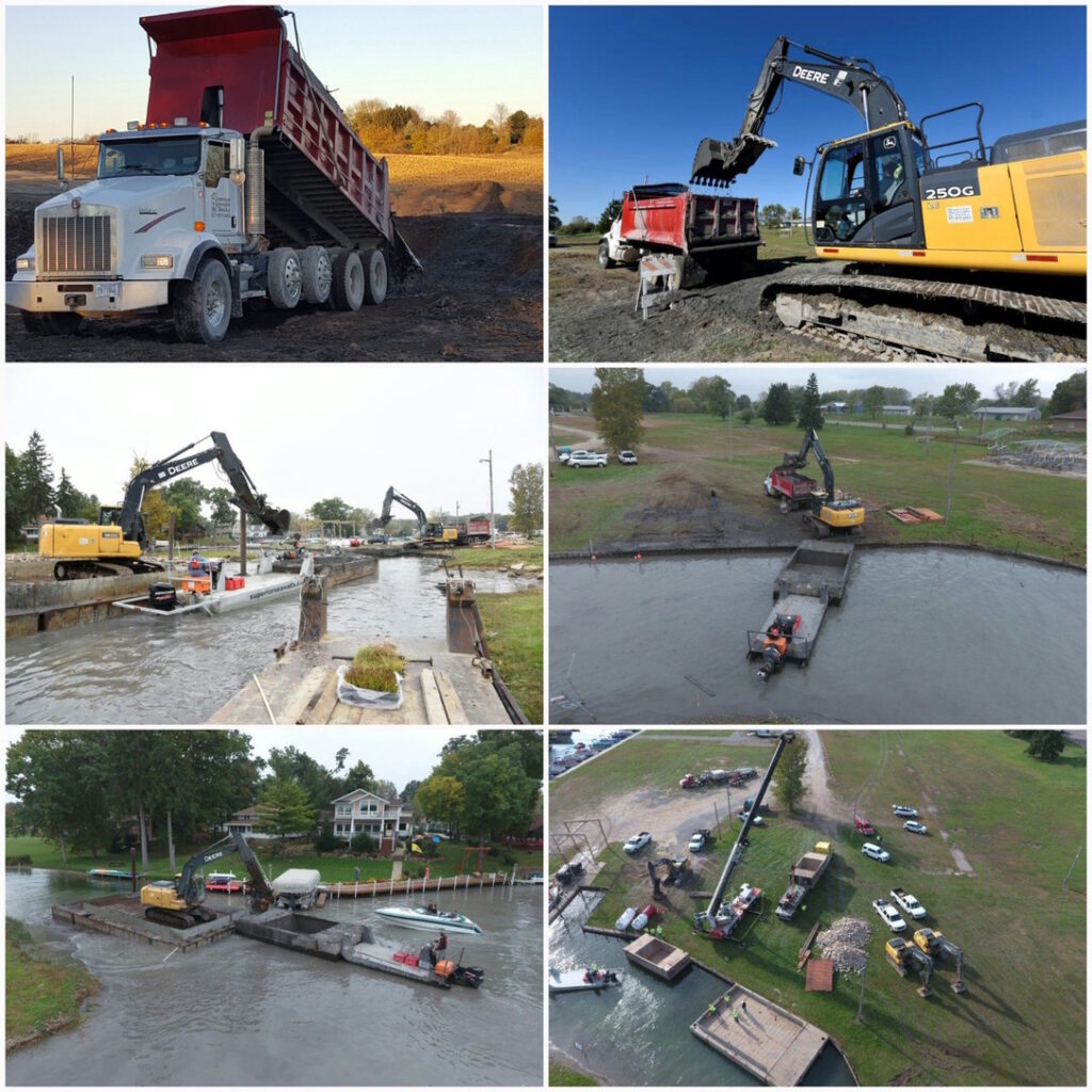 Mechanical dredging and sediment removal equipment